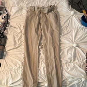 Girls old navy skinny stretch khaki uniform pant girls